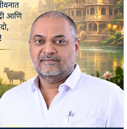 Kshitij Dasgaonkar wearing a white shirt